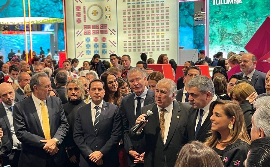 Yucatán, presente en la Fitur 2024: Mauricio Vila asiste a la inauguración del Pabellón de México