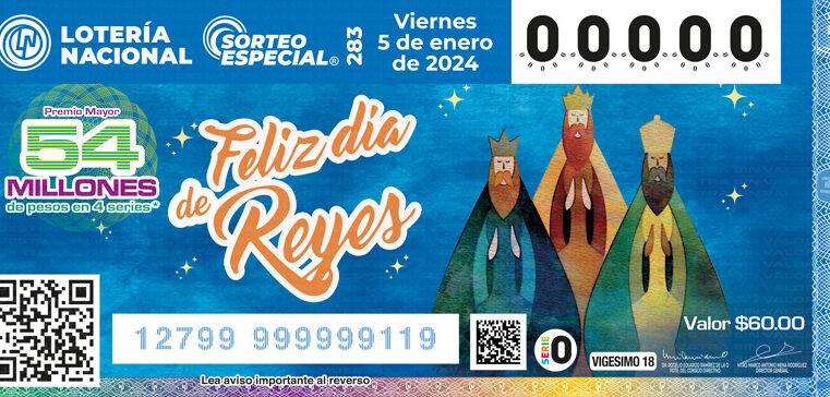 Cae en Mérida el segundo lugar del sorteo de Reyes de la Lotería Nacional