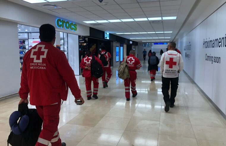 Voluntarios de Cruz Roja Yucatán participan en el proyecto de recuperación en Guerrero