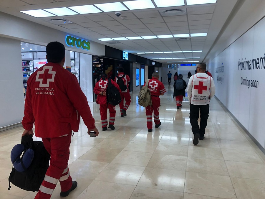 Voluntarios de Cruz Roja Yucatán participan en el proyecto de recuperación en Guerrero