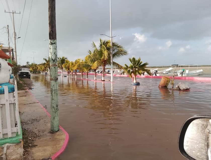 Protección civil reportó afectaciones menores por el frente frío No. 32 en Yucatán