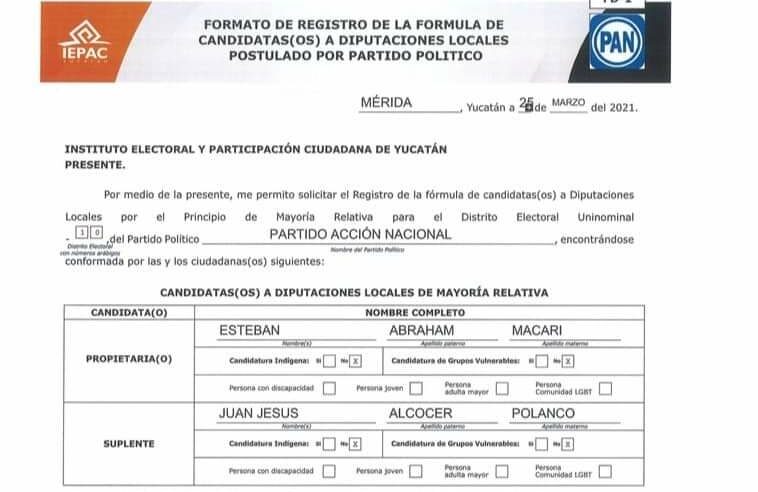 ¡Ni cómo hacerle! … Documento electoral corrobora que Esteban Abraham no es indígena