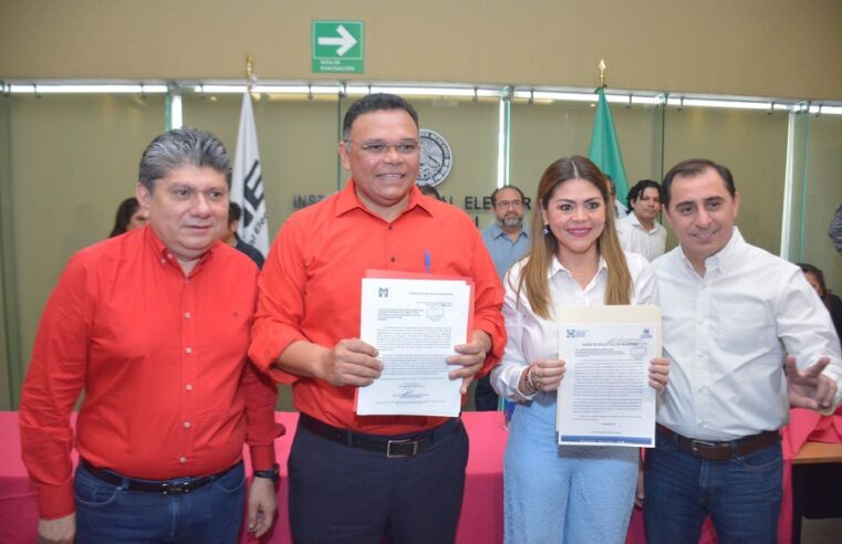 Rolando Zapata y Kathia Bolio se registran para ser los próximos senadores de Yucatán