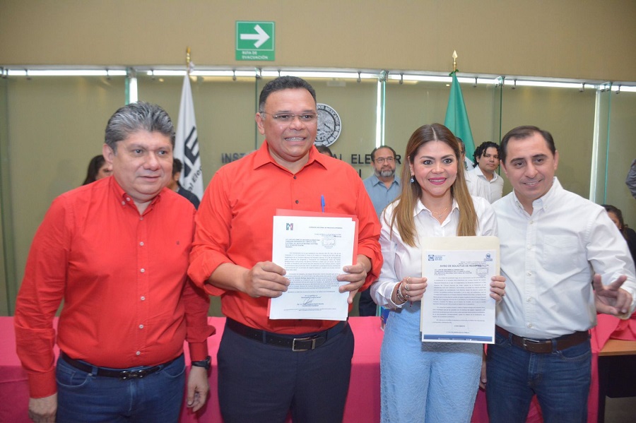 Rolando Zapata y Kathia Bolio se registran para ser los próximos senadores de Yucatán
