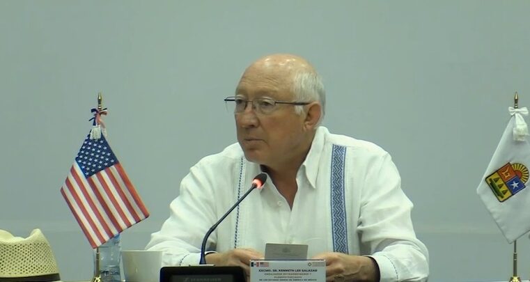 Yucatán es un estado ejemplar: embajador de Estados Unidos, Ken Salazar