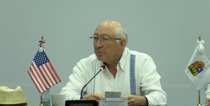 Yucatán es un estado ejemplar: embajador de Estados Unidos, Ken Salazar