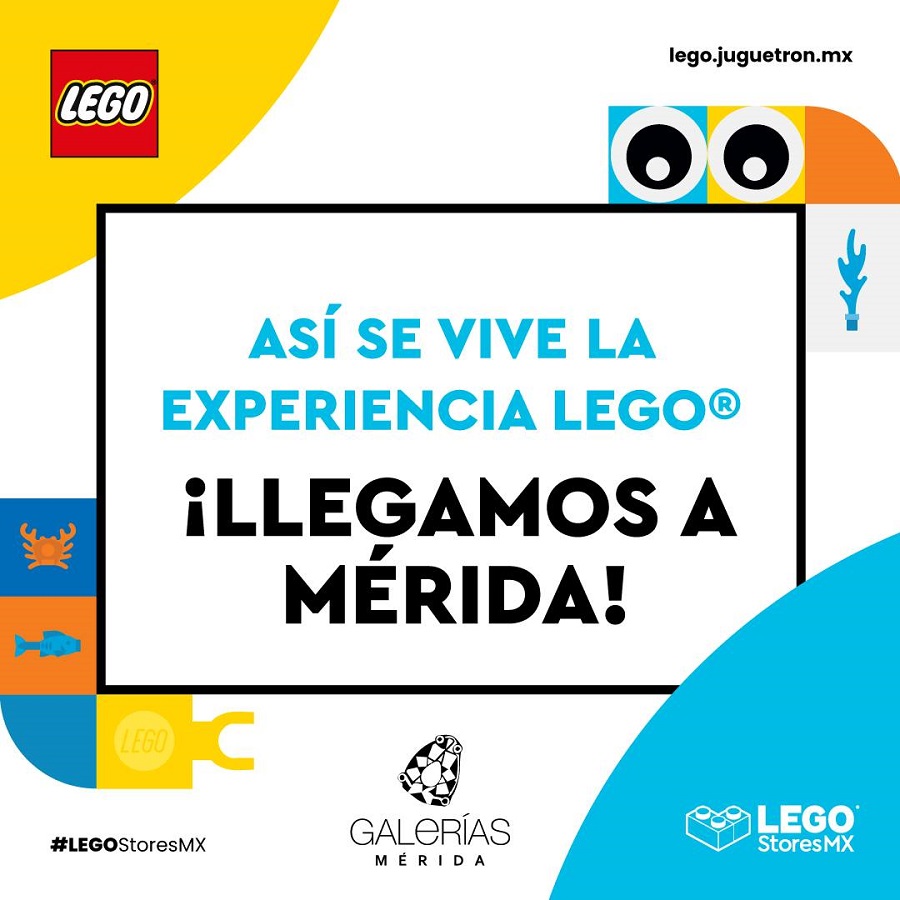 Abre en Galerías Mérida una nueva tienda LEGO