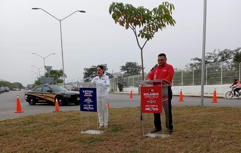 Arrancan motores Kathia Bolio y Rolando Zapata