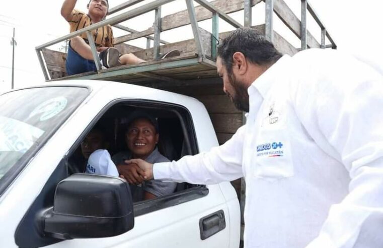 «El poni» Macari recorre Temozón, está vez sin su caballito