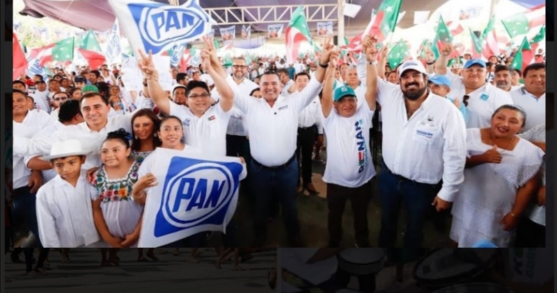 Renán Barrera arrancó campaña en el emblemático municipio de Tahdziú