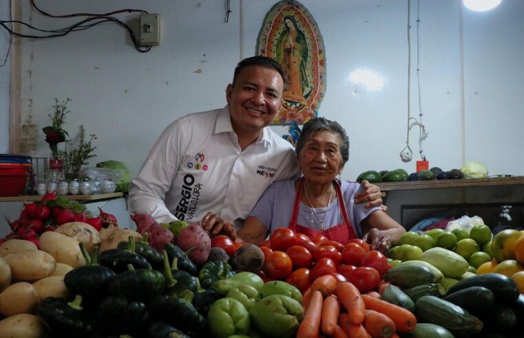 Sergio Vadillo ofrece mejorar el mercado de Santa Ana