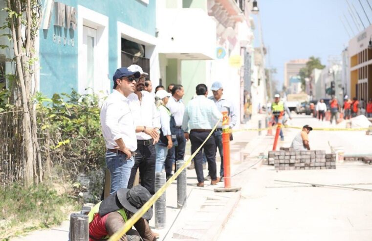 Mauricio Vila supervisa obras del Corredor Turístico y Gastronómico