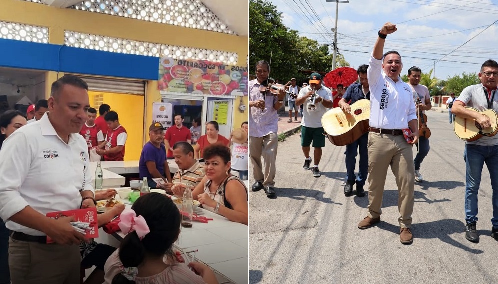 Trompetas, violines, mariachis y un intenso sol acompañan a Sergio Vadillo