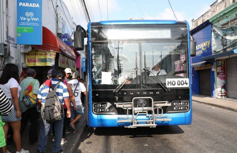 En marcha, la ruta Centro-Av. Canek-Almendros-UPY del Va y Ven con nuevos autobuses híbridos