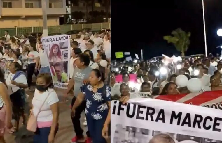 Nueva protesta en Campeche contra Layda Sansores y su secretaria de Seguridad