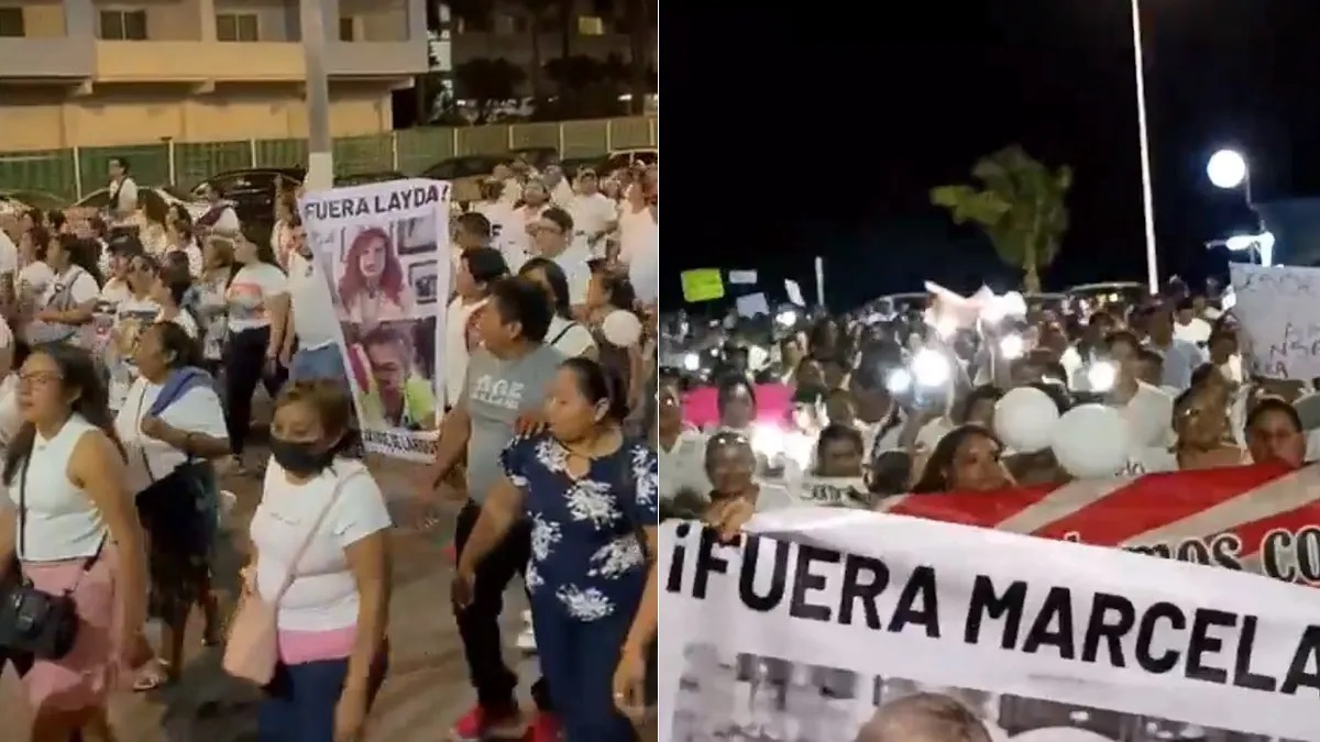 Nueva protesta en Campeche contra Layda Sansores y su secretaria de Seguridad