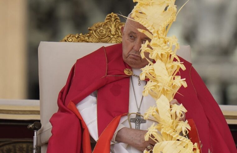 El papa se salta homilía de Domingo de Ramos al inicio de una Semana Santa atareada