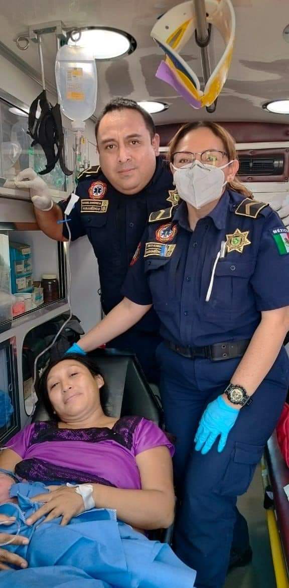 Vecina de Halachó da a luz en una ambulancia de la SSP