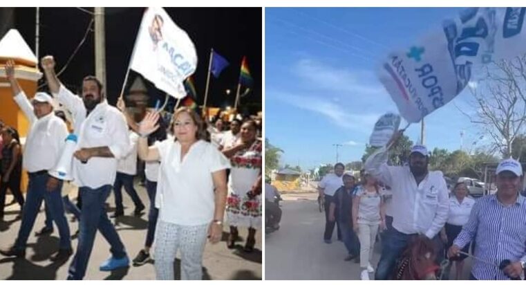 El «Pony» Macari recorre a pie Espita