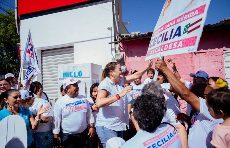 Vamos por una sola Mérida con más cambios para mejorar: Cecilia Patrón