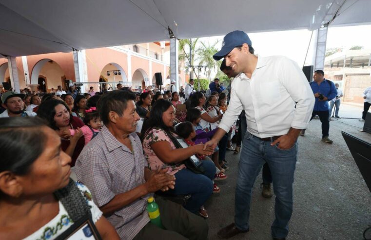 Tekax sigue su transformación con el apoyo del Gobernador Mauricio Vila