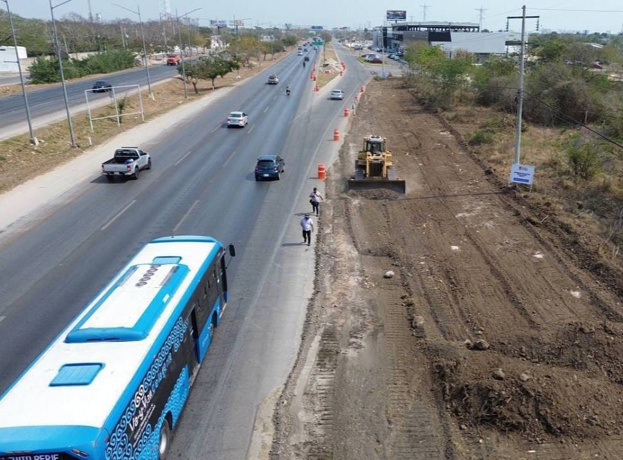 Gobierno de Yucatán concluirá construcción de calles laterales en el Periférico de Mérida