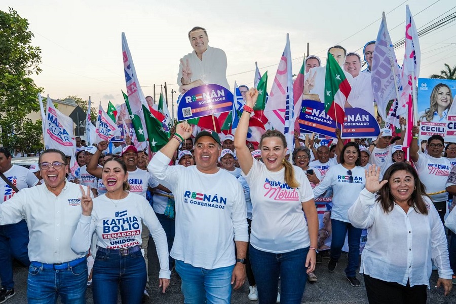 En equipo con Renán vamos a seguir transformando Mérida: Cecilia Patrón