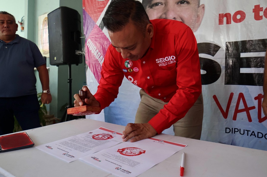Sergio Vadillo destaca la alianza del PRI con el PAN y PRD en beneficio del futuro de Yucatán
