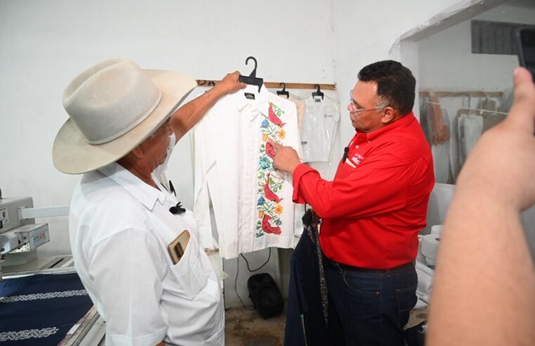 Los apoyos de Rolando Zapata siguen dando frutos en Tekit, Capital Mundial de la Guayabera