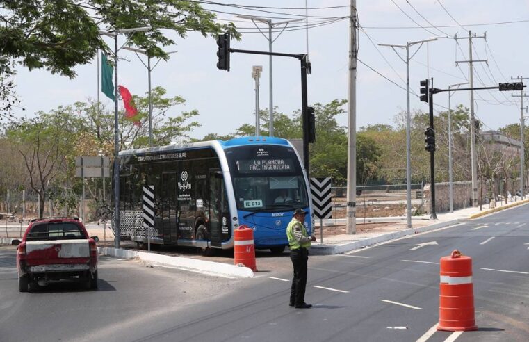 Arrancan trayectos de prueba del Ie-Tram ruta Facultad de Ingeniería