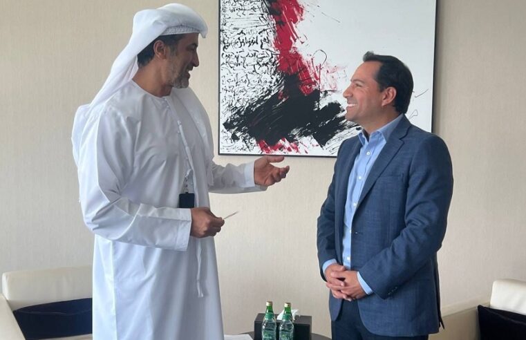 Mauricio Vila visita los Emiratos Árabes Unidos para promover el desarrollo de Yucatán
