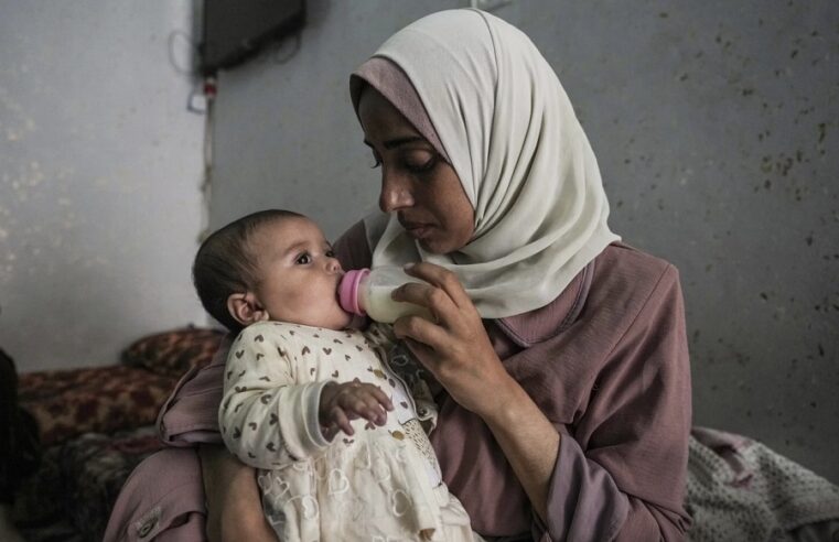 Los bebés nacidos en Gaza que solo conocen la guerra