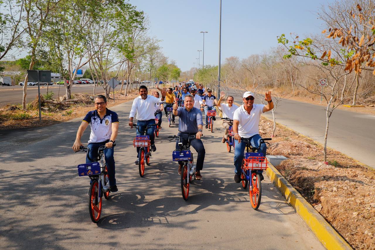 habilitan seis bici-estacionamientos en el Campus Norte de la UADY