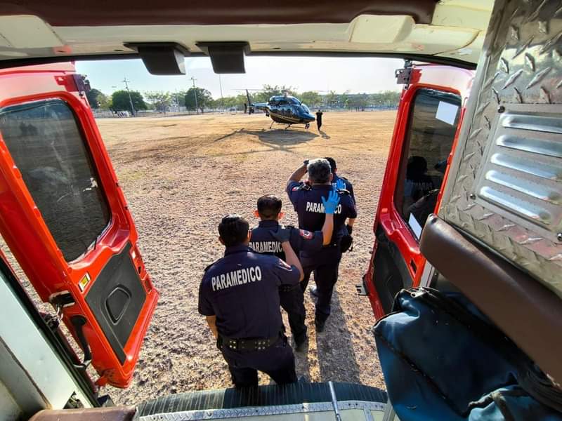 Casi muere al quedar atrapado en el fuego que prendió para limpiar un terreno