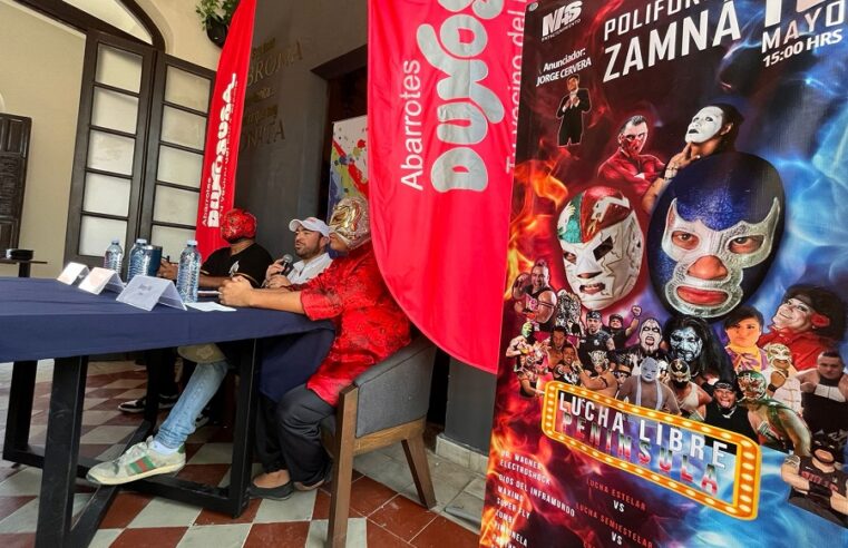 Espectacular Lucha Libre en Mérida el 19 de mayo en el Polifórum Zamná