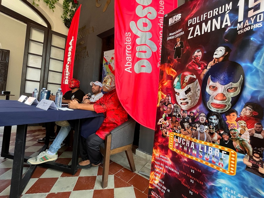 Espectacular Lucha Libre en Mérida el 19 de mayo en el Polifórum Zamná