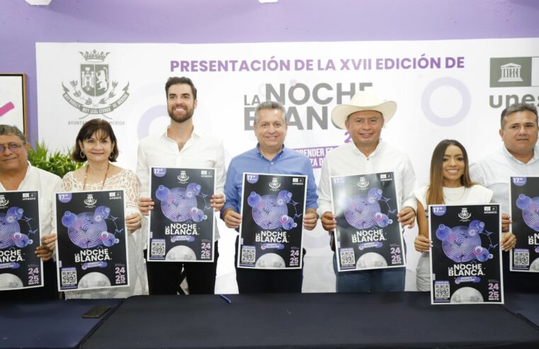 Presentan la décimo séptima edición de La Noche Blanca