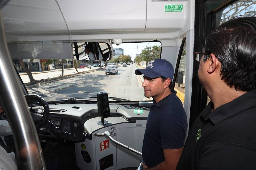 Mauricio Vila supervisó el recorrido de la nueva ruta Facultad de Ingeniería del Ie-tram