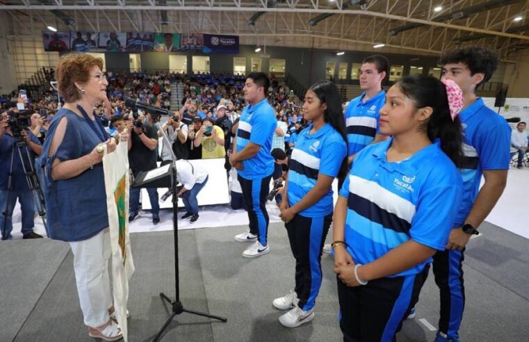 María Fritz abandera la delegación yucateca que irá a los Nacionales CONADE 2024