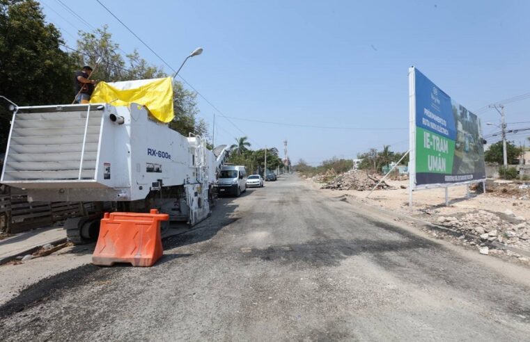 Construyen un par vial para desahogar el tránsito en la Avenida Aviación