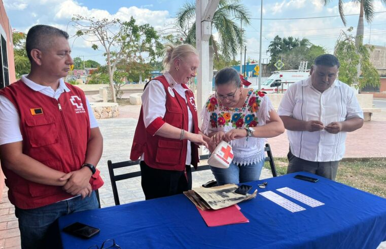 Cruz Roja fortalece el servicio de emergencias en Tekax.