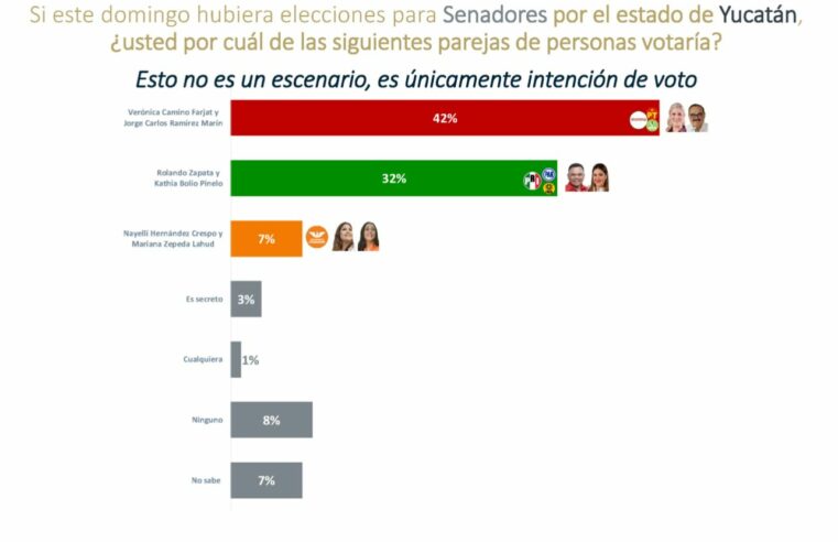 Fórmula de Ramírez Marín encabeza las encuestas de candidatos al Senado