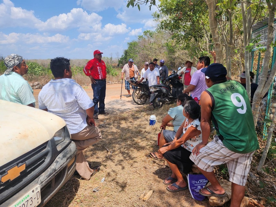 Rolando Zapata se compromete a seguir trabajando por las familias del campo