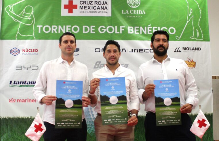 Cruz Roja Mexicana invita a torneo de golf benéfico