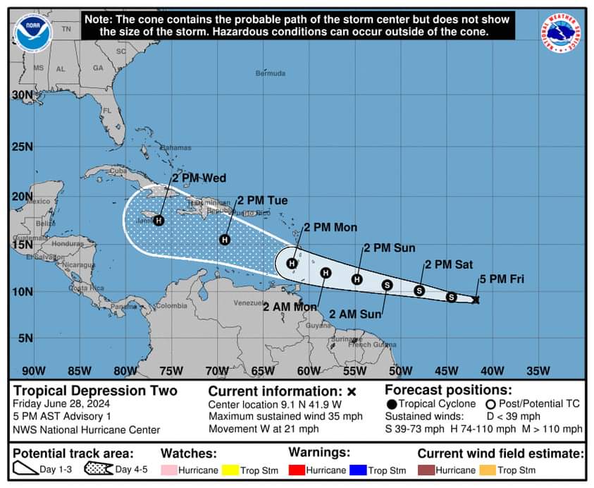 Se forma depresión tropical , antesala de la tormenta Beryl y… ¿de un huracán?