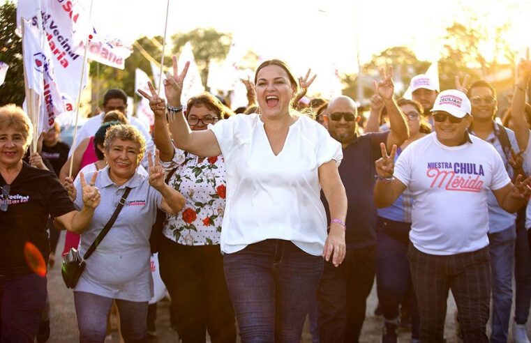 Cecilia Patrón cumple la promesa de regresar de inmediato a recorrer las colonias de Mérida