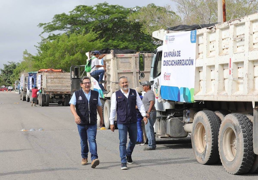 Inicia la campaña de descacharrización en Mérida y sus comisarías