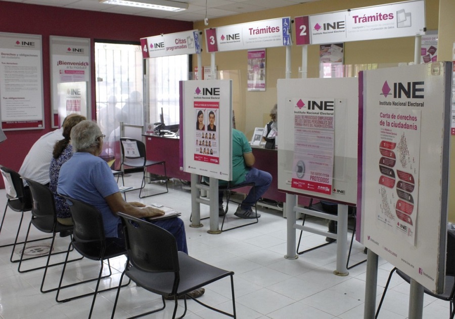 El INE reactiva en Yucatán sus módulos para tramitar las credenciales de elector