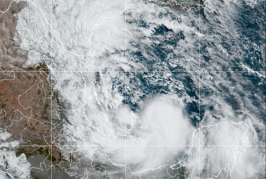 Se forma la tormenta tropical Alberto en el Golfo de México