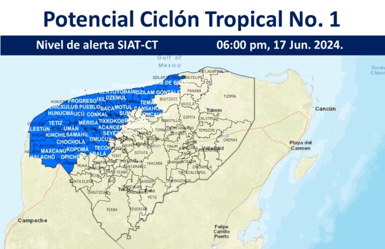 Continuarán lluvias en Yucatán… mínimo de aquí al viernes